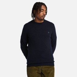 Ανδρικό Πουλόβερ Μπλε LS Cohas Brook Merino Crewneck Sweater A2BFH-Z02 Timberland