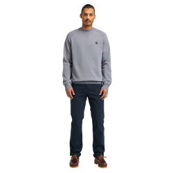 Ανδρικό Φούτερ Γκρι LS Exeter River Basic Crewneck Sweatshirt A2BNK-073 Timberland