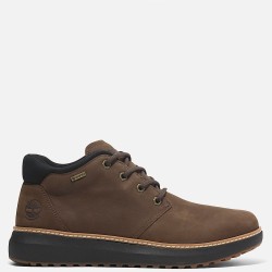 Ανδρικά Μποτάκια Καφέ Δέρμα Nubuck Hudson Road Mid Lace Gore-Tex® Chukka A6A8N-W07 Timberland