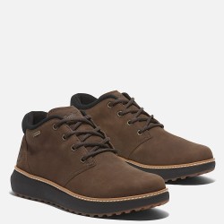 Ανδρικά Μποτάκια Καφέ Δέρμα Nubuck Hudson Road Mid Lace Gore-Tex® Chukka A6A8N-W07 Timberland