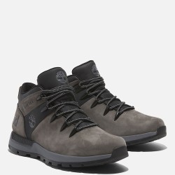 Ανδρικά Μποτάκια Γκρι Δέρμα Nubuck Sprint Trekker Mid Lace Gore-Tex® A6D71-EL8 Timberland