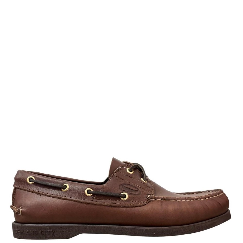 SEA & CITY</br>Ανδρικά Boat-shoes/Ιστιοπλοϊκά Μπράντυ Δέρμα C88 DALLAS Sea & City