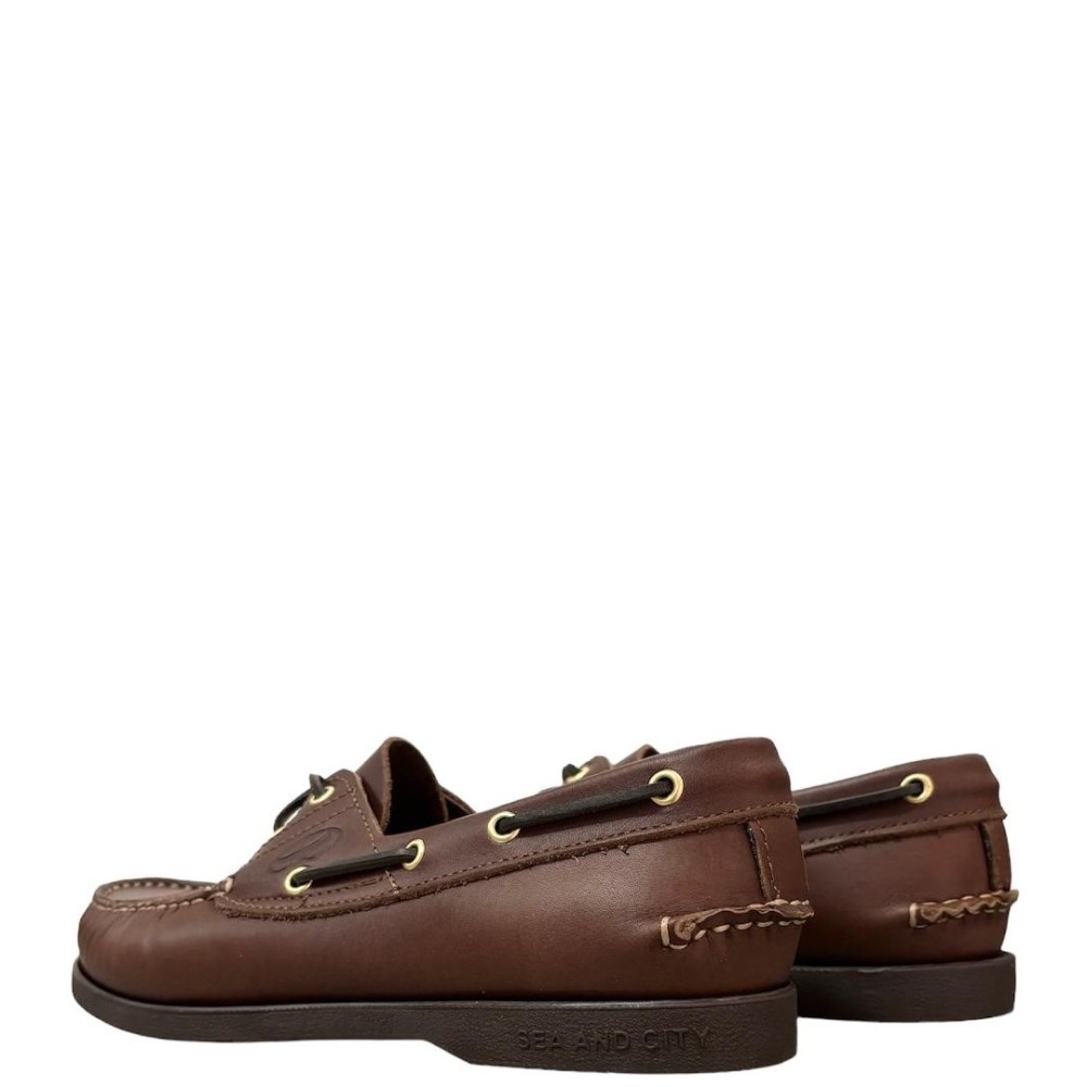 SEA & CITY</br>Ανδρικά Boat-shoes/Ιστιοπλοϊκά Μπράντυ Δέρμα C88 DALLAS Sea & City