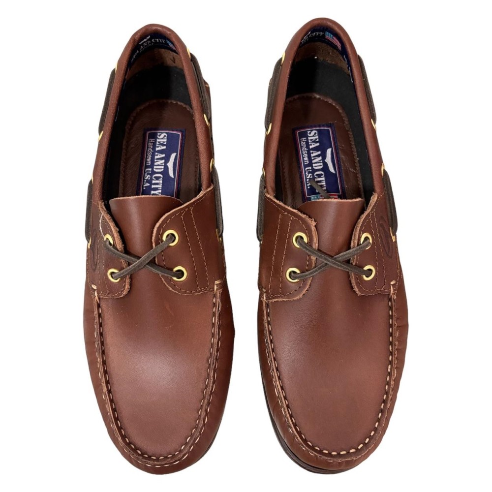 SEA & CITY</br>Ανδρικά Boat-shoes/Ιστιοπλοϊκά Μπράντυ Δέρμα C88 DALLAS Sea & City