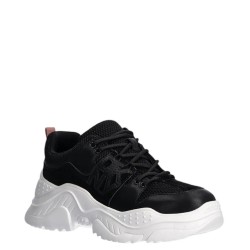 Γυναικεία Sneakers Μαύρο Δέρμα ODELLA K3436984-BLK DKNY