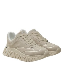 Γυναικεία Sneakers Μπεζ Δέρμα LAEONI K4408656-F88 DKNY