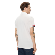 Ανδρικό Polo T-shirt Λευκό M4510L T2649 F1492 Geox