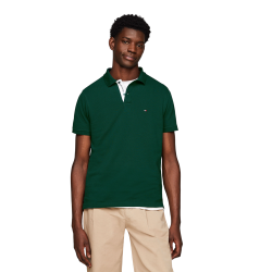 Ανδρικό Polo T-shirt Πράσινο MW0MW34753-MBP Tommy Hilfiger